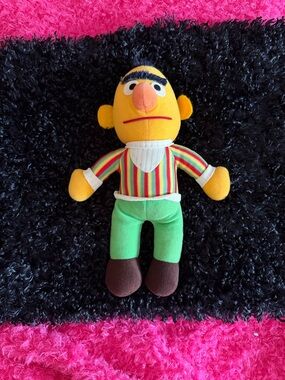 Sesame Street Bert Plush in Yellow with Green Pants and Brown Shoes
